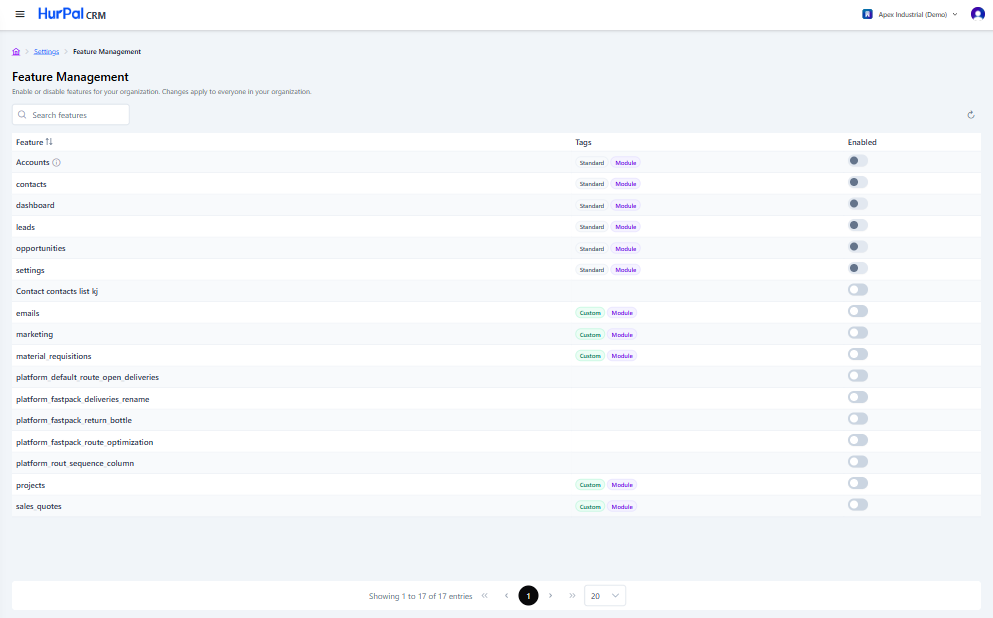 Feature Management